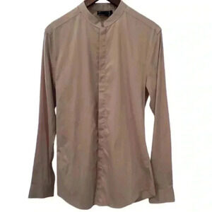 Men’s ASOS Design Pink Button Down Shirt -Unisex, Size S (chest 38”)